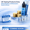 UK Vaping Products Duty: What Retailers & Wholesalers Need to Know