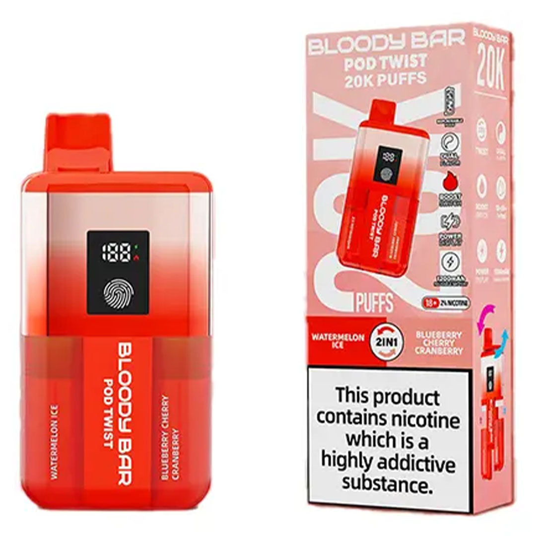 Bloody Bar Ultra Twist 20K Prefilled Vape KIT Bloody Mary
