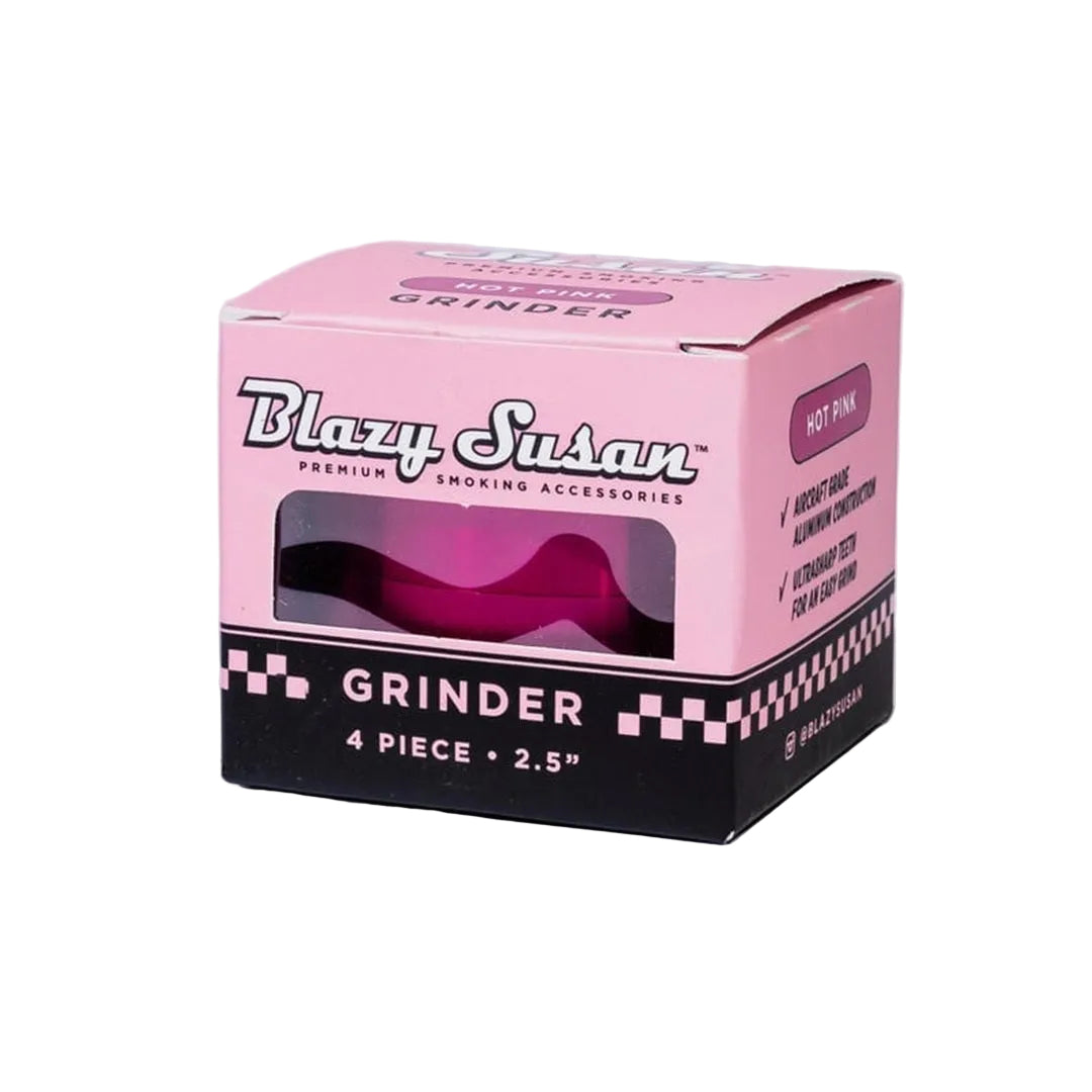 Blazy Susan 4-Piece Aluminum Grinder 2.5 New & Improved Design London Vape wholesale