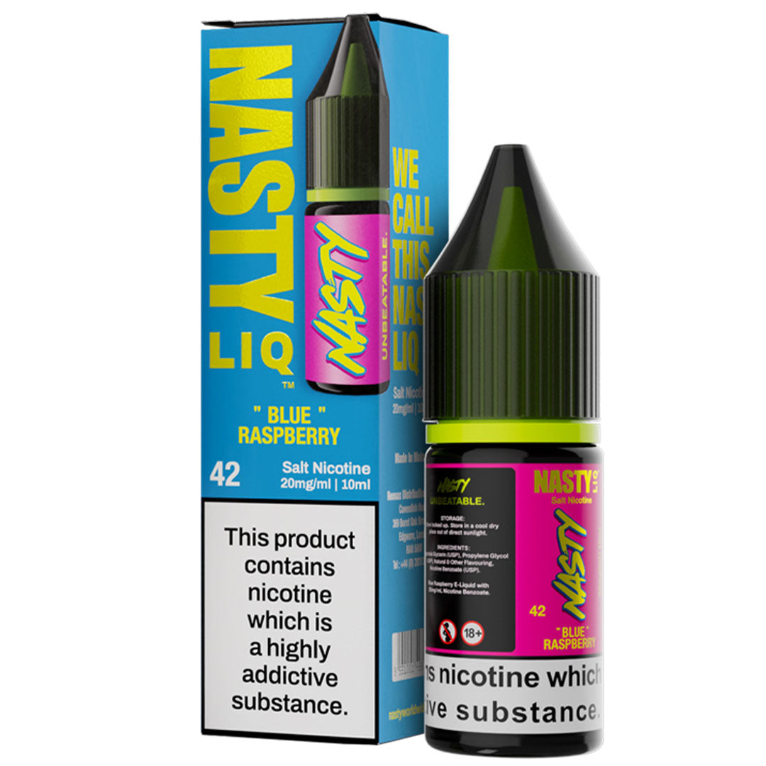 Blue Raspberry Nic Salt E-Liquid By Nasty LiqNasty Juice
