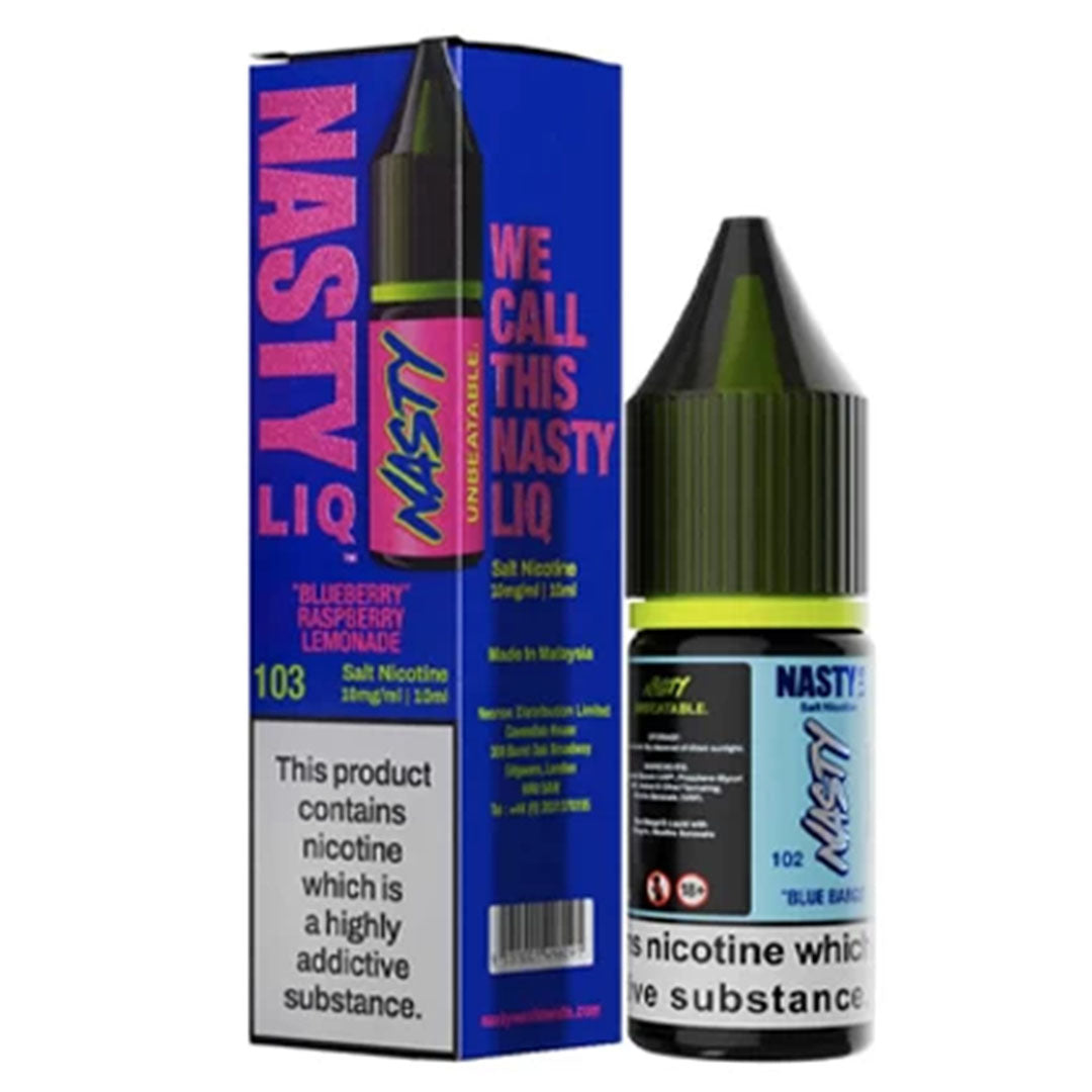 Blueberry Raspberry Lemonade Nic Salt E-Liquid By Nasty LiqNasty Juice
