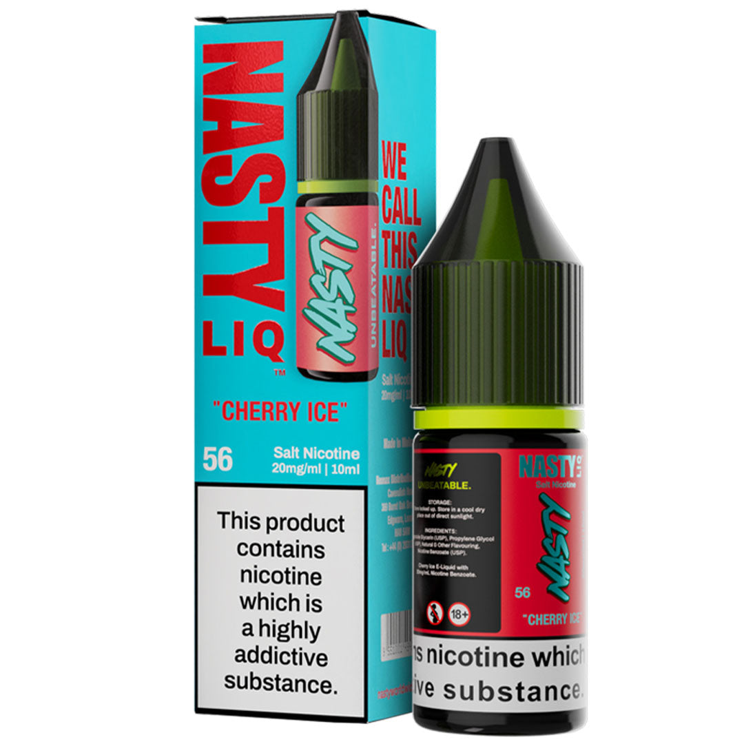 Cherry Ice Nic Salt E-Liquid By Nasty LiqNasty Juice
