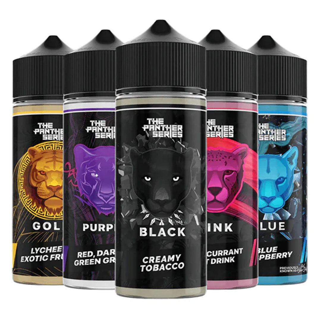 The Panther Series Shortfill e-liquid by Dr Vapes 100ml Dr. Vapes Black Creamy Tobacco