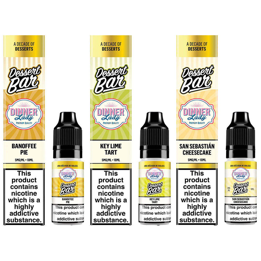 Dinner Lady - Desserts Bar Salts 10ml (5mg) Dinner Lady E-liquid