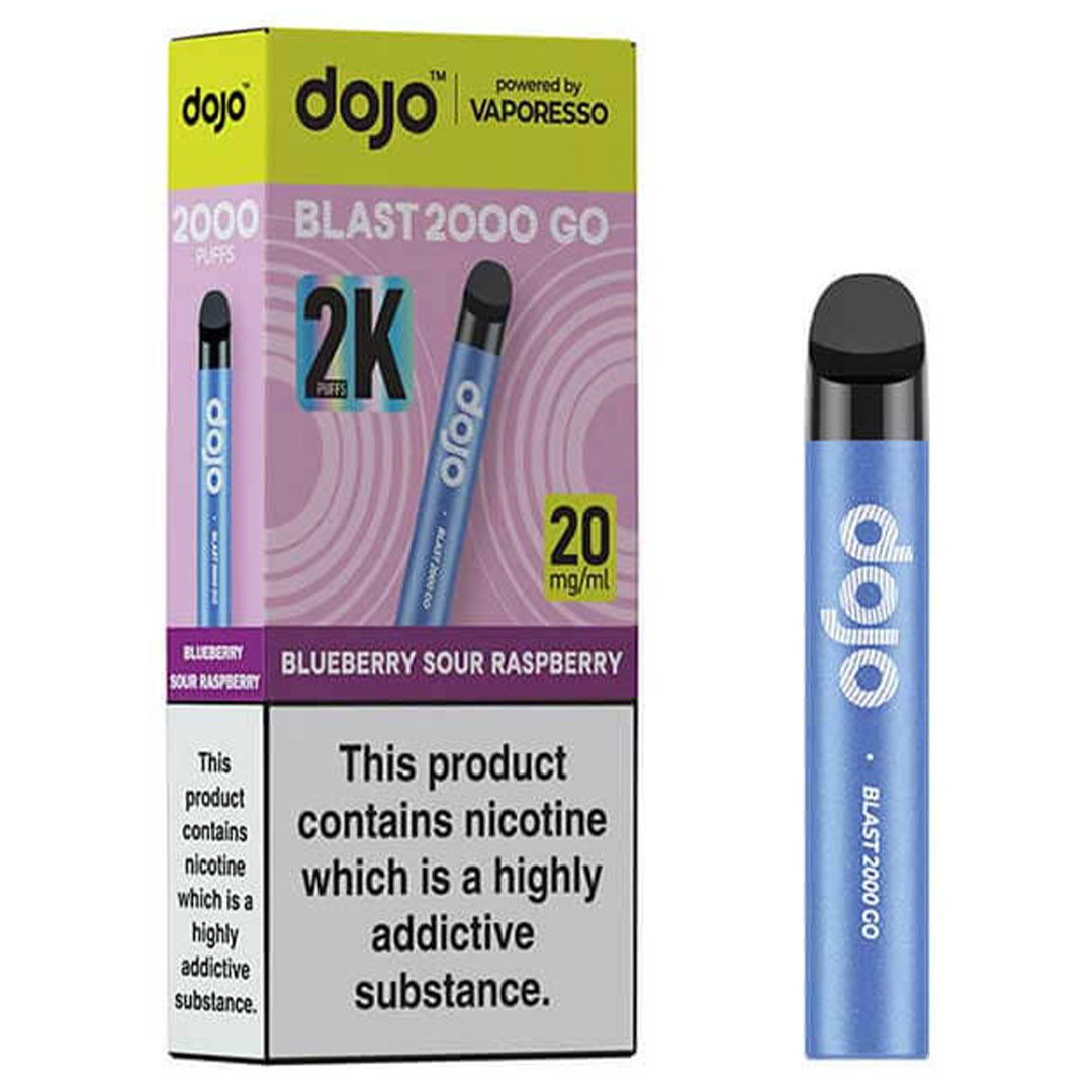 Vaporesso Dojo Blast 2000 Go KIT Vaporesso Blueberry Sour Raspberry