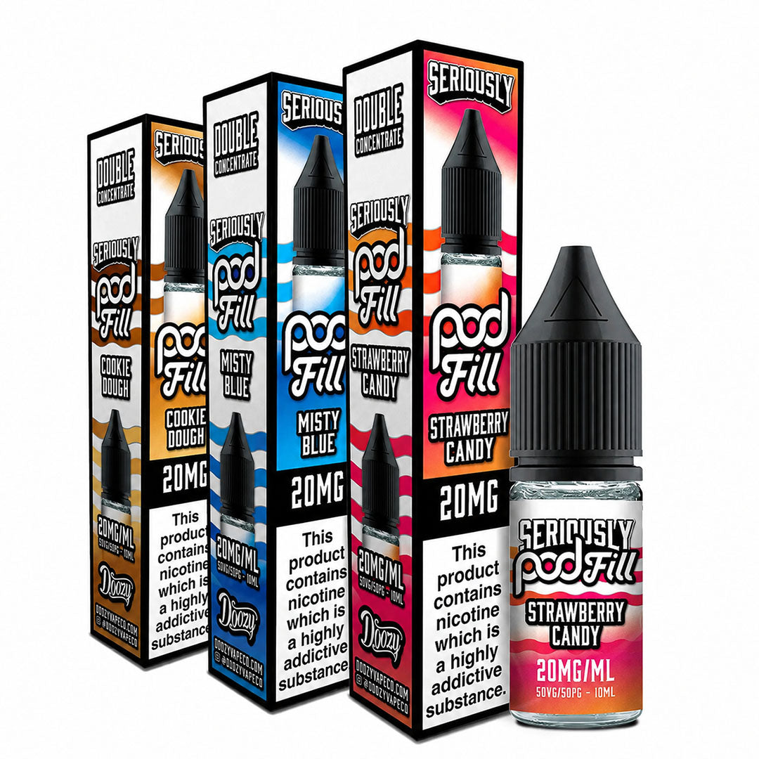 Doozy Vape Seriously Pod Fill Salt 10ml 20mg