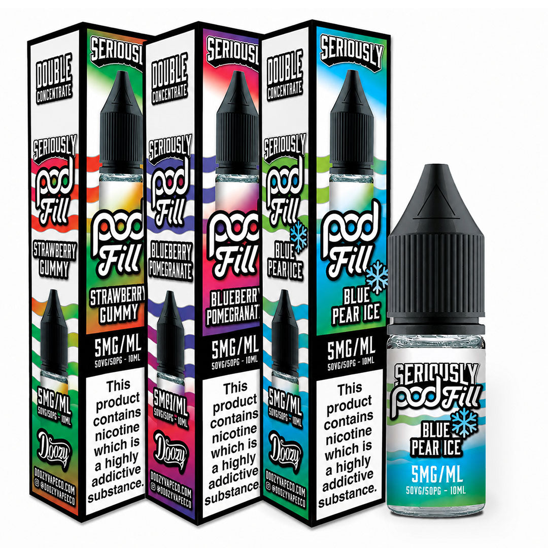 Doozy Vape Seriously Pod Fill Salt 10ml 5mg