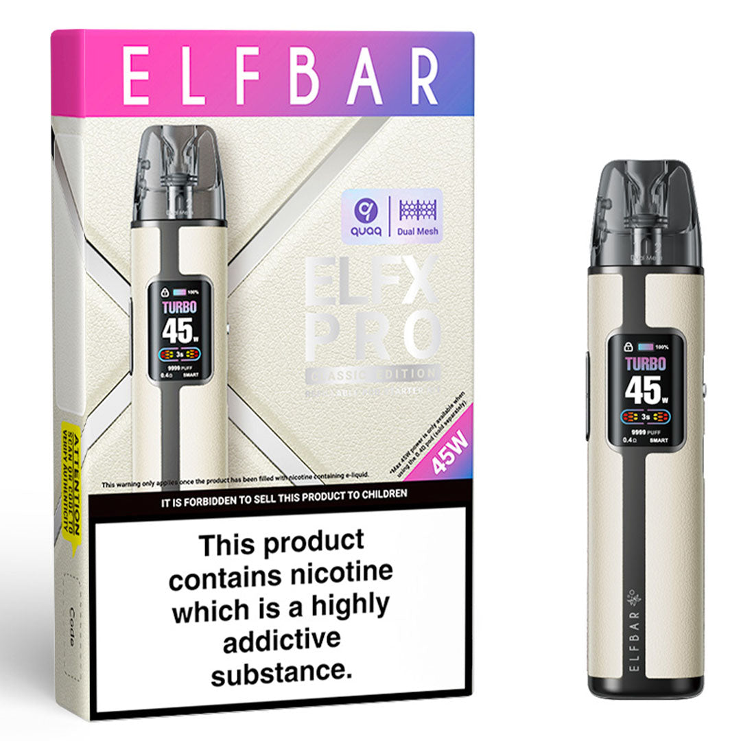 Elf Bar ELFX Pro Classic Pod Kit Elf Bar White