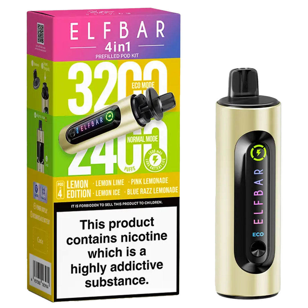 Elf Bar 4 In 1 KIT Elf Bar Lemon Edition
