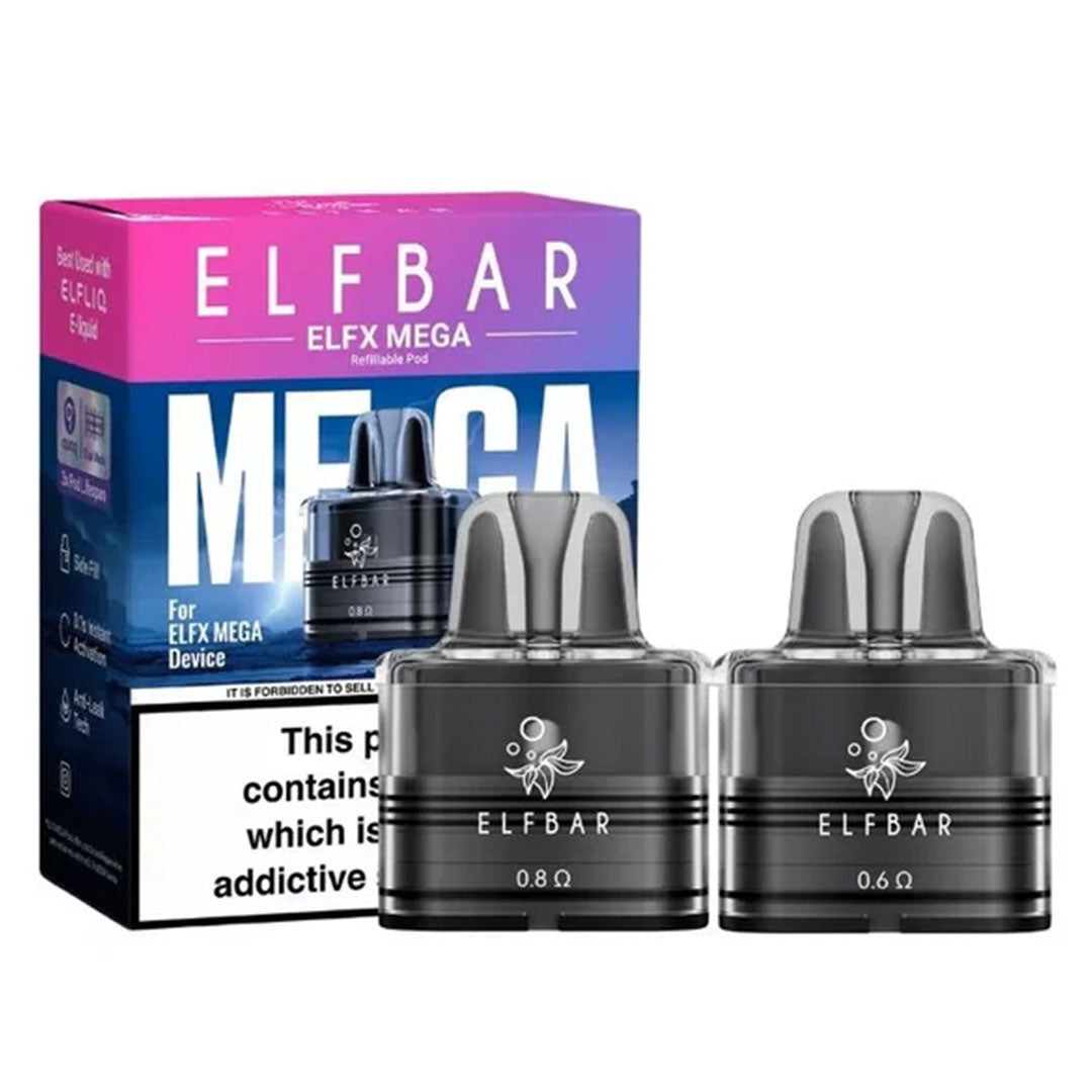 Elf Bar ELFX Mega Replacement Pods Elf Bar 0.6ohm - XL