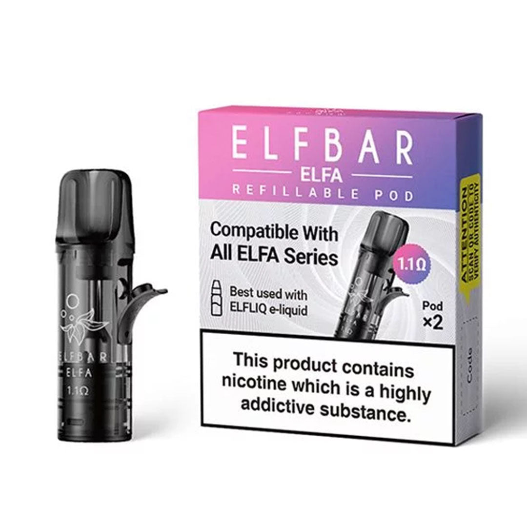 Elf Bar Elfa Refillable Empty pods 1.1OhmElf Bar