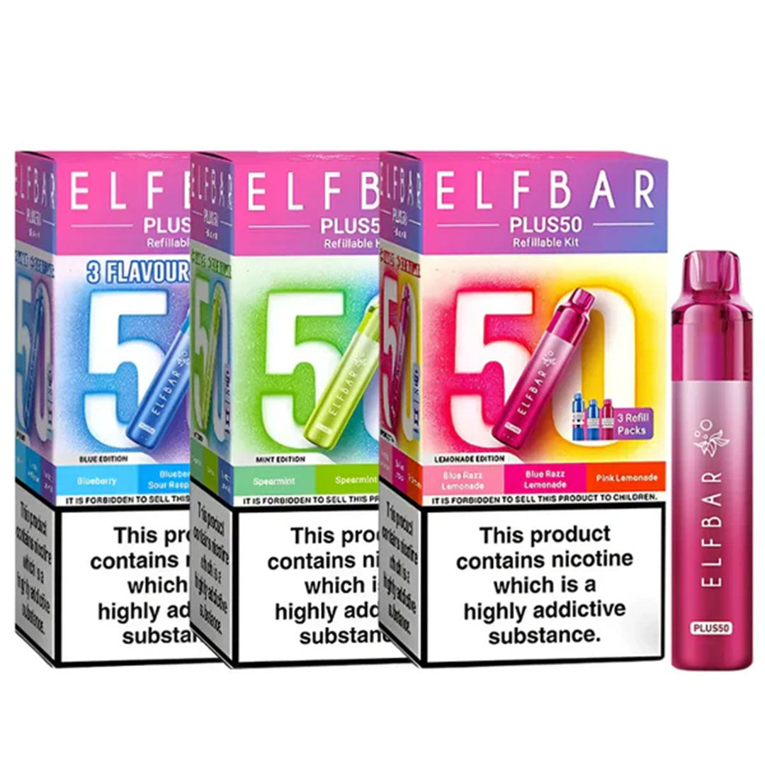 Elf Bar Plus 50 Prefilled Pod Vape Kit Elf Bar