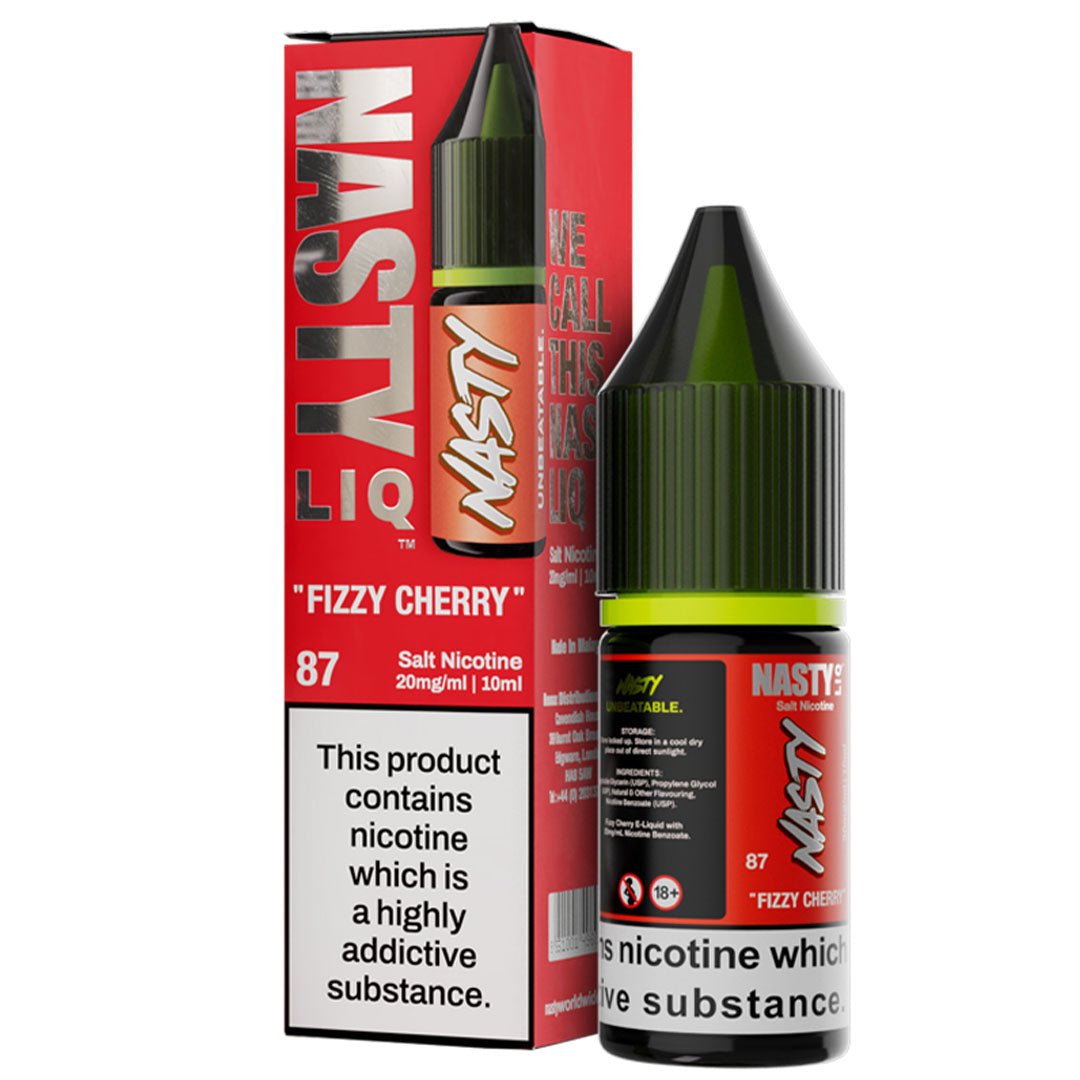 Fizzy Cherry Nic Salt E-Liquid By Nasty LiqNasty Juice