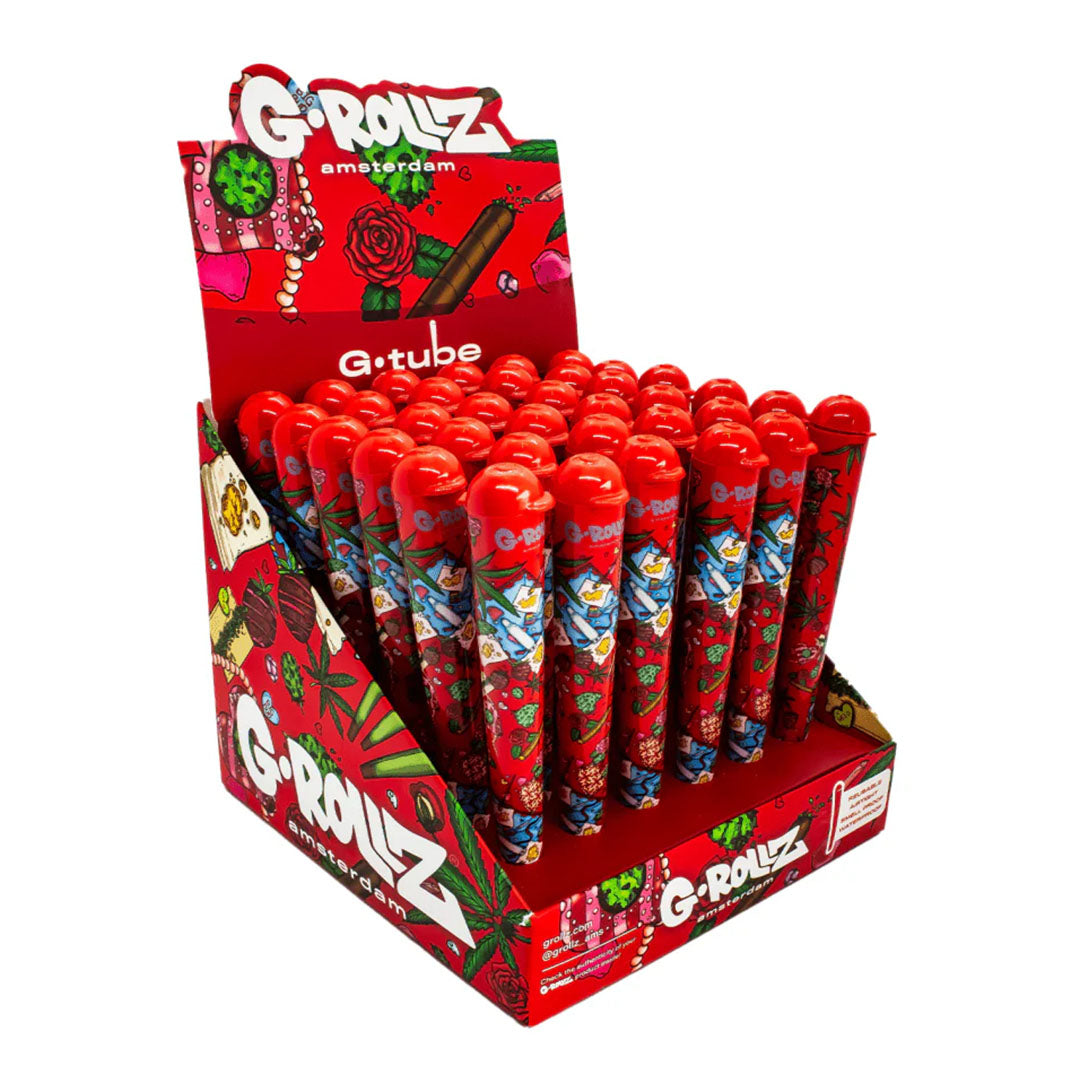 G-ROLLZ Cone Holders - (36pcs) G-ROLLZ Picnic Design Red