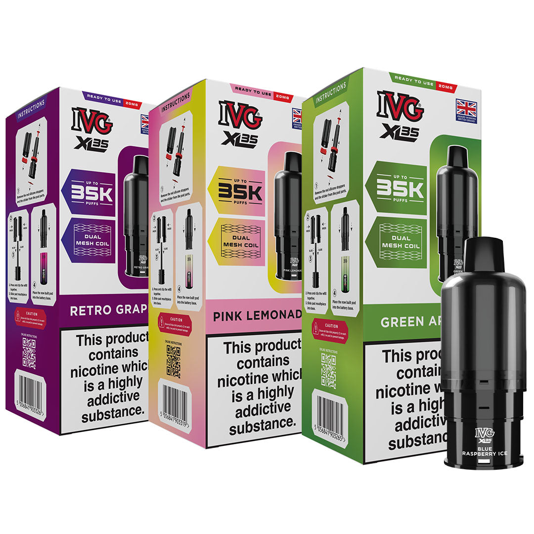 IVG XL 35K Prefilled Pod + Refill Container ivg