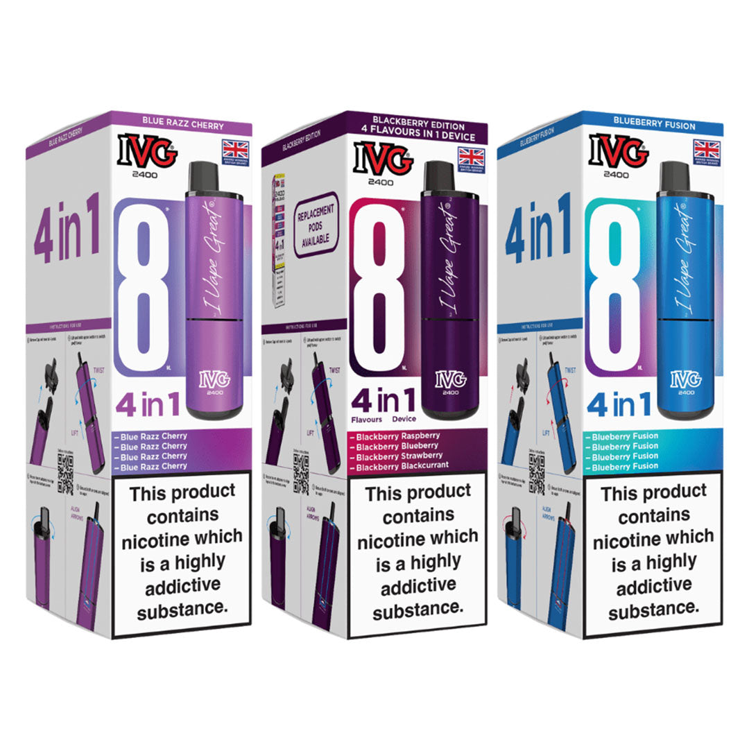 IVG 2400 Rechargeable Vape Device KIT I VG