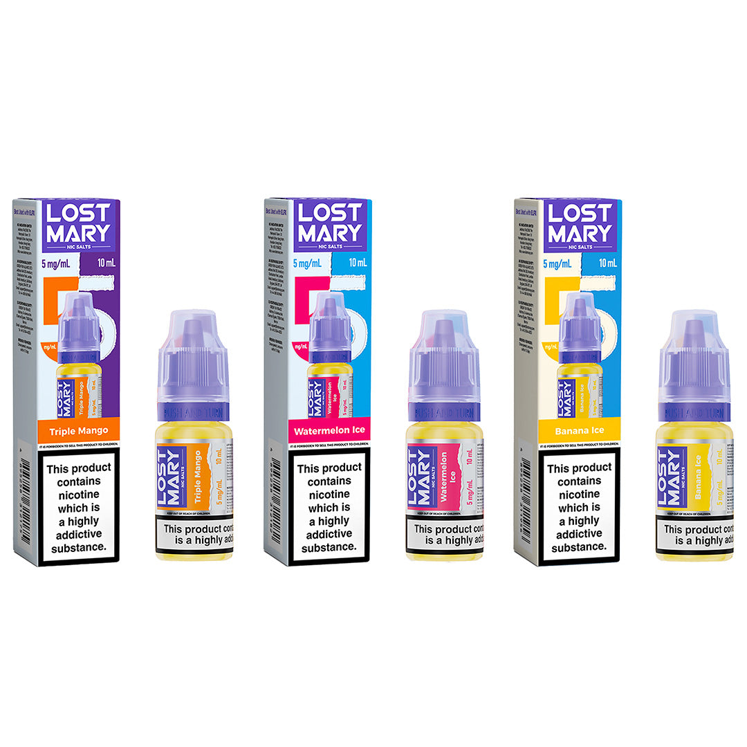 Lost Mary Nic Salt E-liquid 5mg Lost Mary
