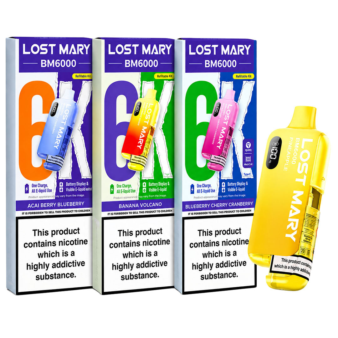 Lost Mary BM6000 Prefilled Vape KIT 0mg