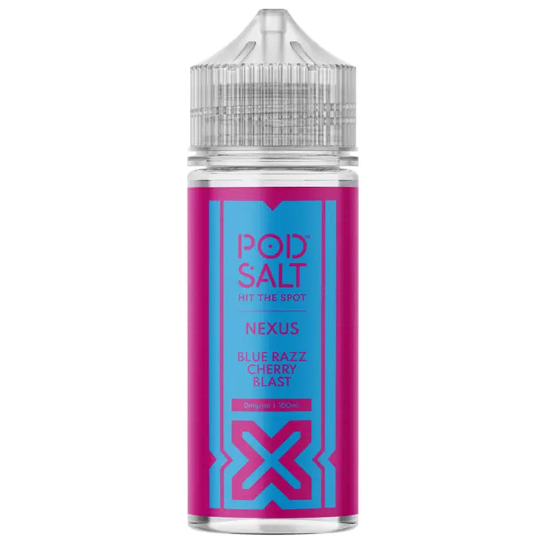 Nexus Blue Razz Cherry Blast 100ml Shortfill by Pod SaltPod Salts
