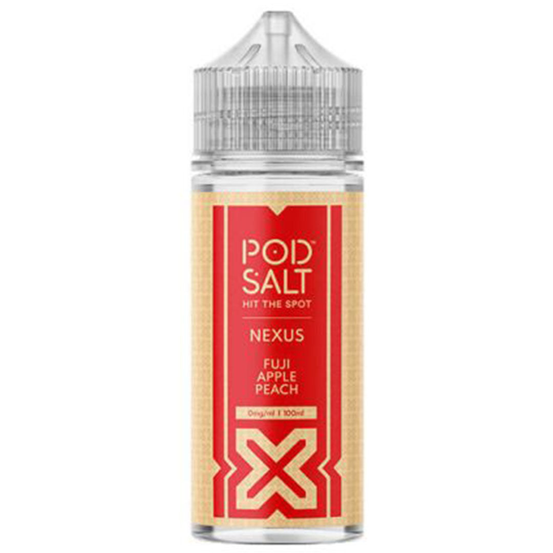 Nexus Fuji Apple Peach 100ml Shortfill by Pod SaltPod Salts