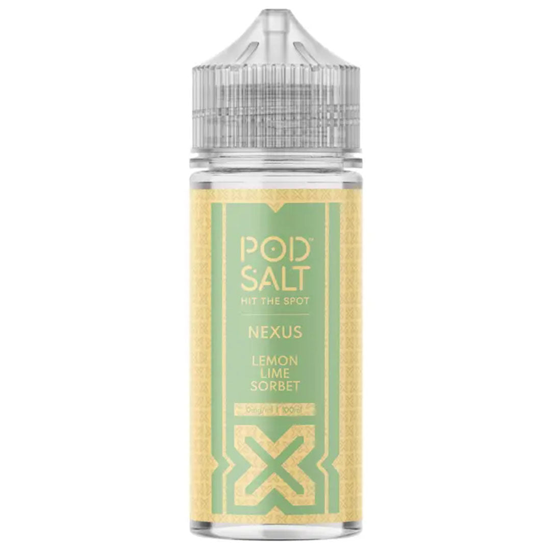 Nexus Lemon Lime Sorbet 100ml Shortfill by Pod SaltPod Salts