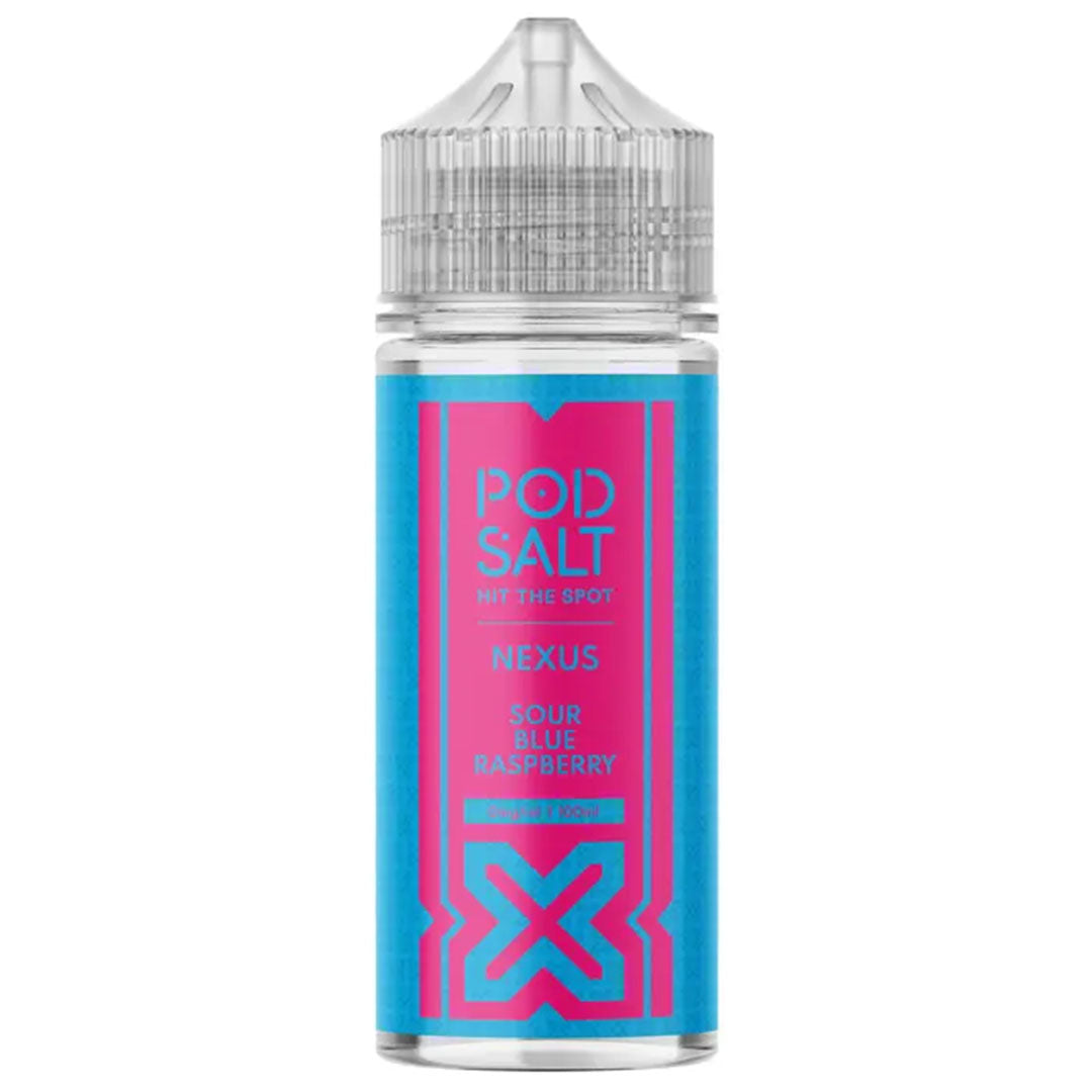 Nexus Sour Blue Raspberry 100ml Shortfill by Pod SaltPod Salts
