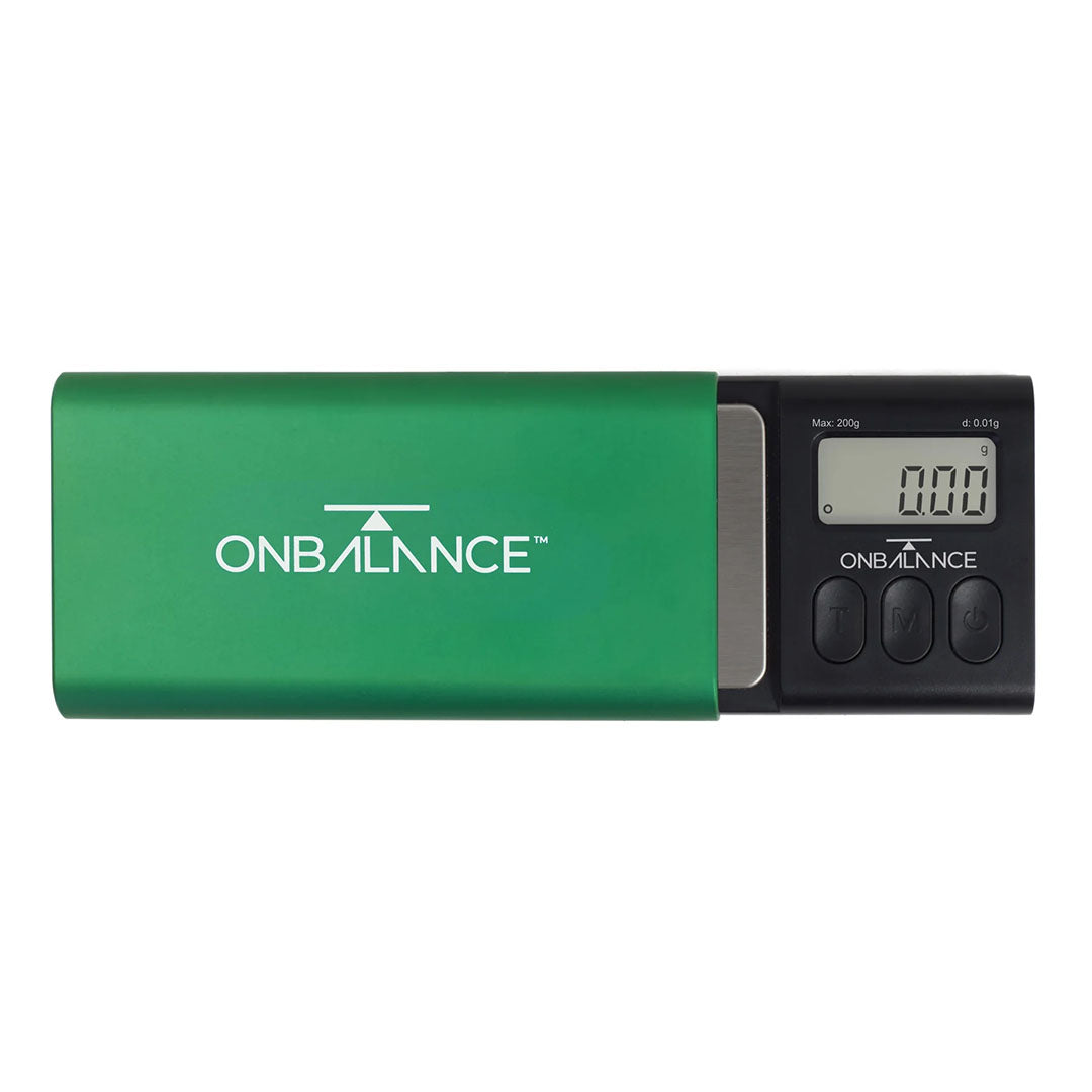 ON BALANCE SD 200 SLIDE Pocket Scale - 200g x 0.01g On Balance Green