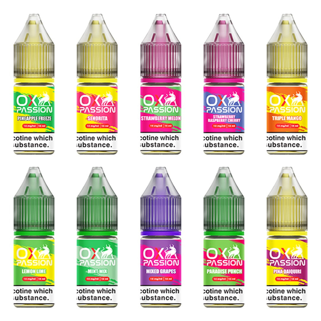 OX Passion Nic Salt 10ml By Oxva 10mg Oxva
