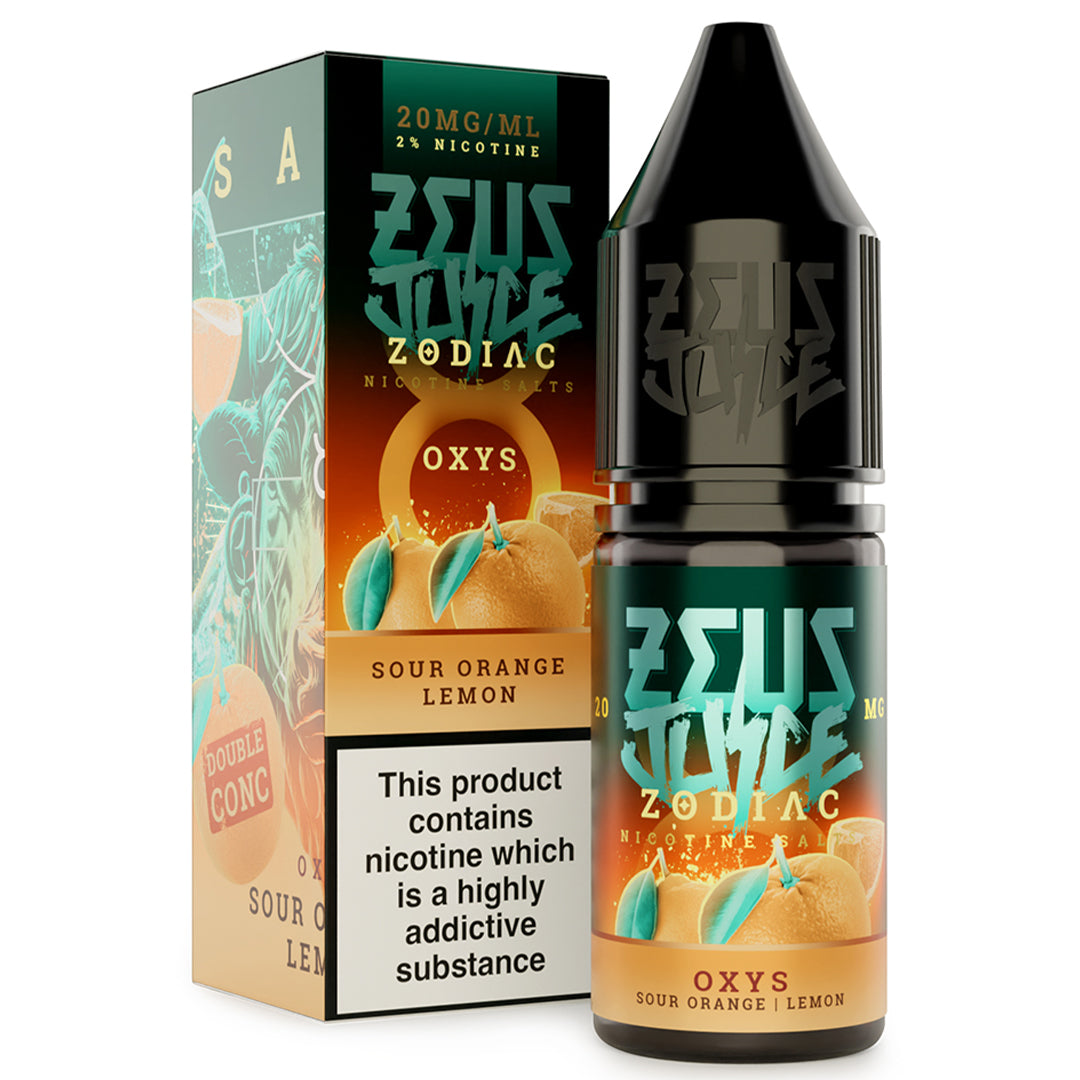 Oxys Nicotine Salt By Zeus Juice 10mlZeus Juice Uk