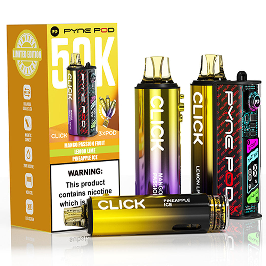 Pyne Pod Click 50k Prefilled KIT Pyne Pod Yellow Edition