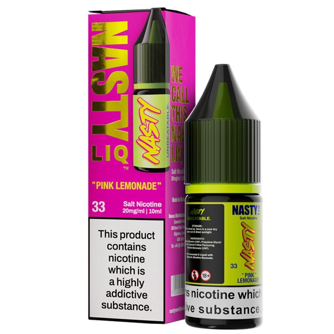 Pink Lemonade Nic Salt E-Liquid By Nasty LiqNasty Juice