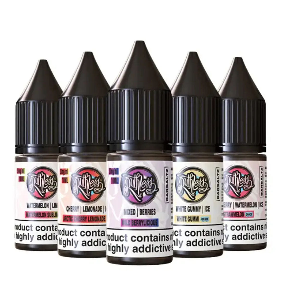 Ruthless Bar Saltz 10ml Nic Salt 20MG Ruthless