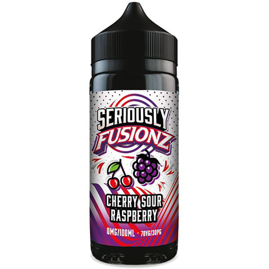 Seriously Fusionz Cherry Sour Raspberry 0mg 100ml ShortfillDoozy Vape