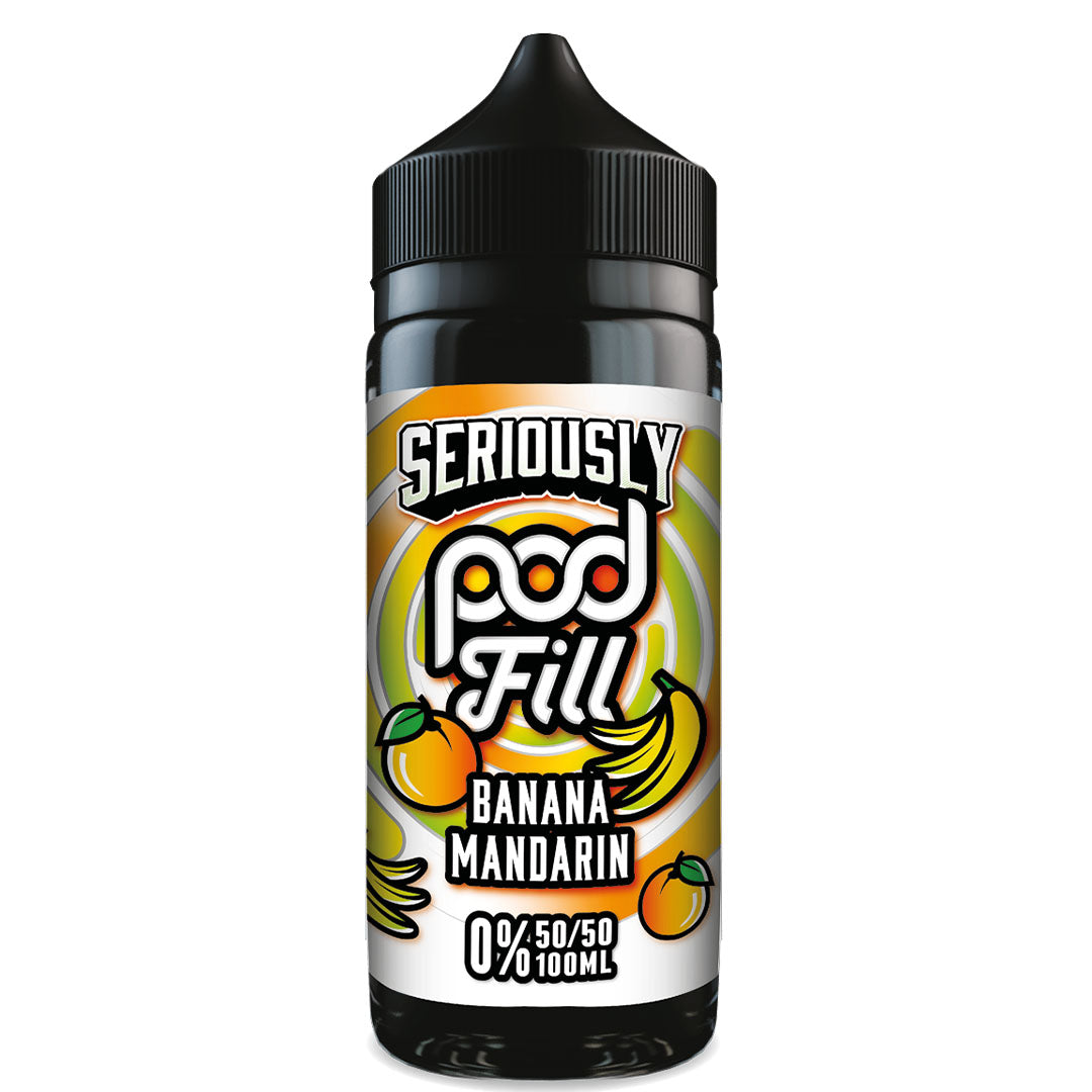 Seriously Pod Fill - Banana Mandarin 0mg 100mlDoozy Vape