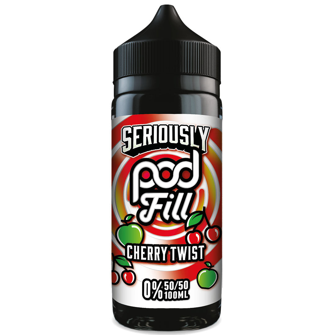 Seriously Pod Fill - Cherry Twist 0mg 100mlDoozy Vape