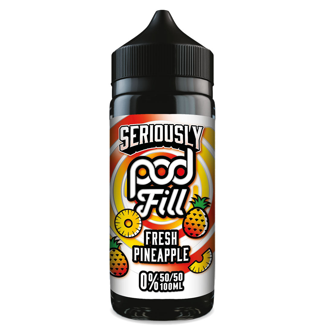 Seriously Pod Fill - Fresh Pineapple 0mg 100mlDoozy Vape