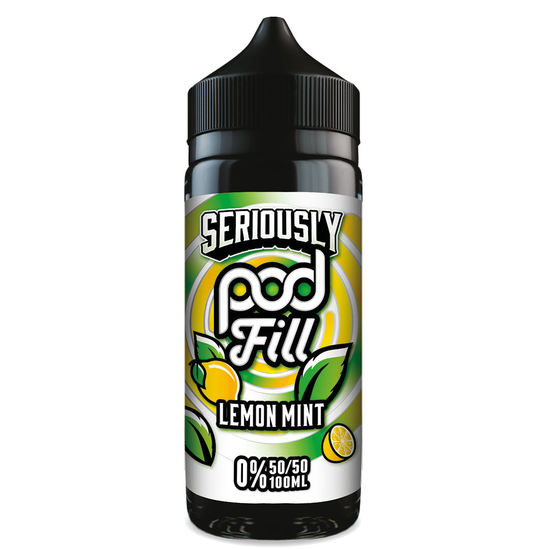 Seriously Pod Fill - Lemon Mint 0mg 100mlDoozy Vape