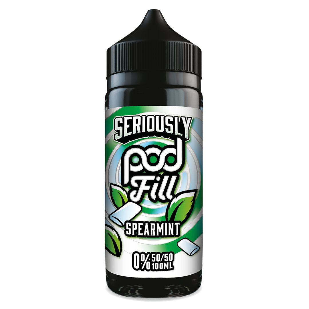 Seriously Pod Fill - Spearmint 0mg 100mlDoozy Vape
