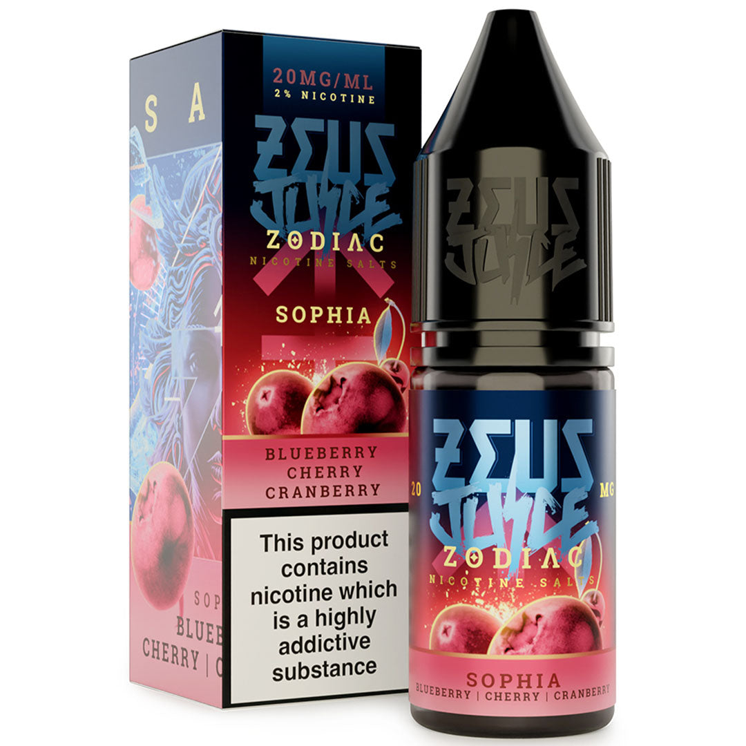 Sophia Nicotine Salt By Zeus Juice 10mlZeus Juice Uk