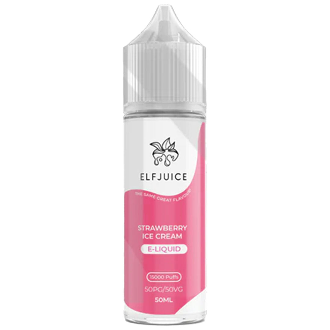 Strawberry Ice Cream By Elf Juice 50ml Shortfill 0mgElf Juice
