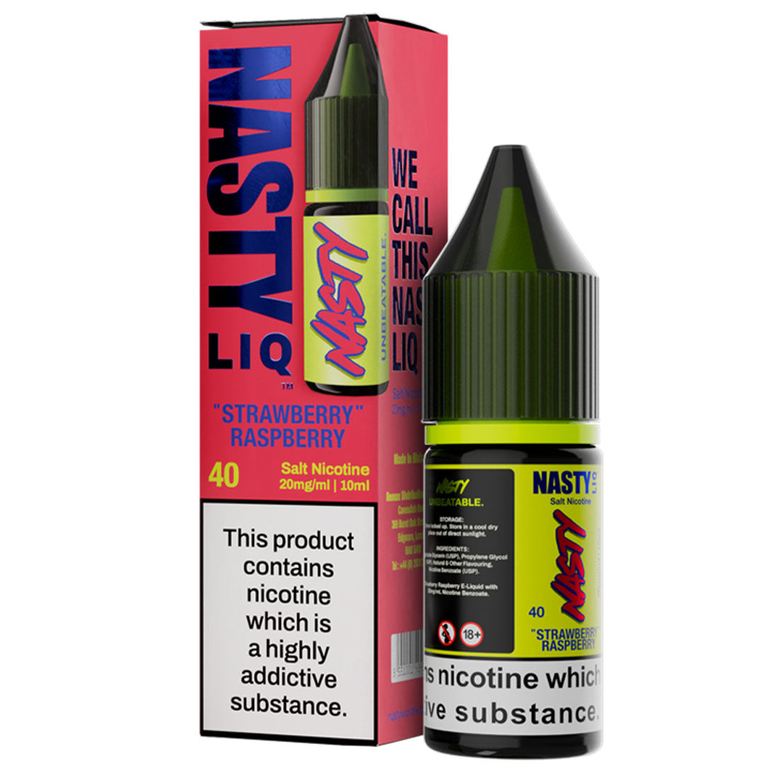 Strawberry Raspberry Nic Salt E-Liquid By Nasty LiqNasty Juice