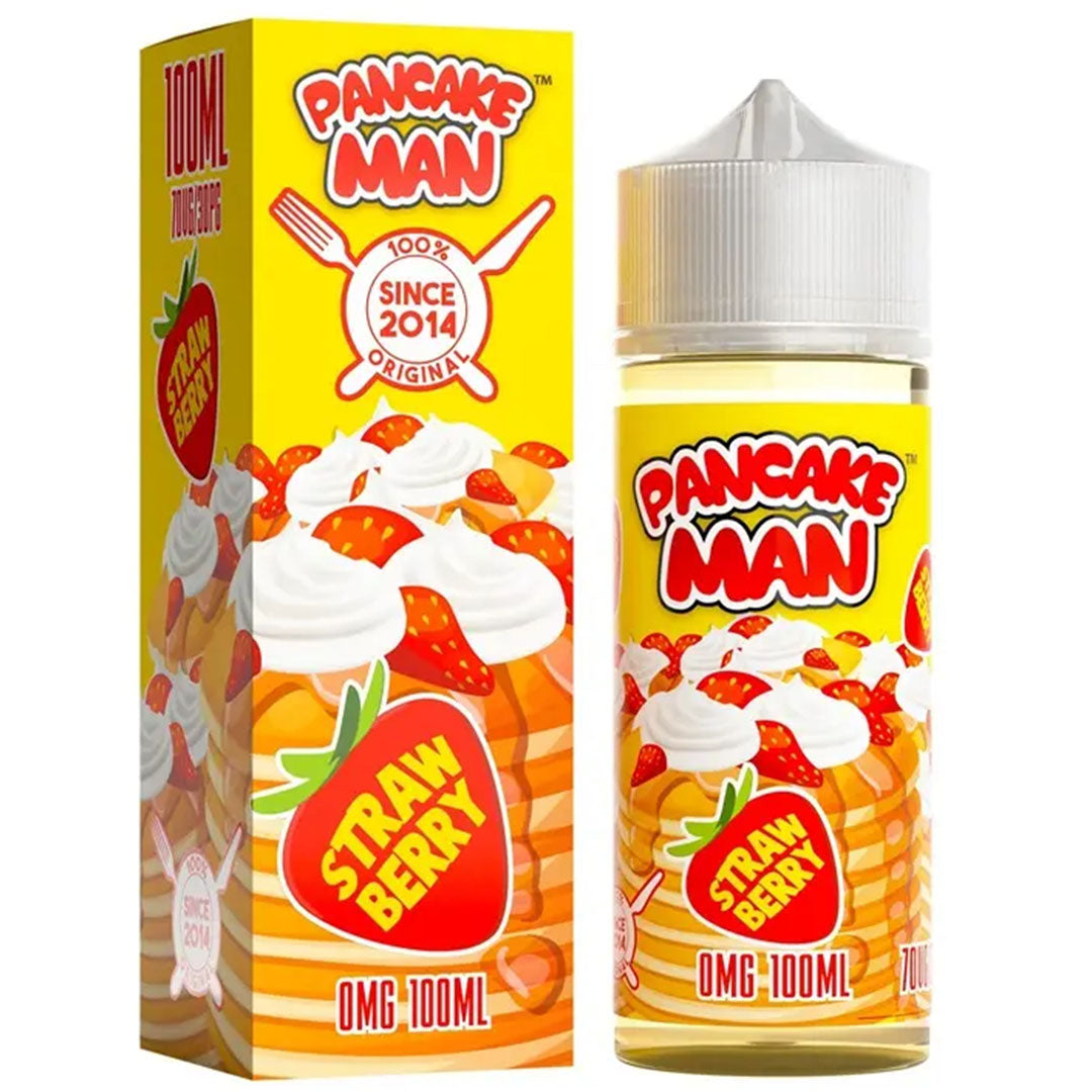 Strawberry by Vape Juice Pancake Man 100ml Shortfill E-liquidVape Juice