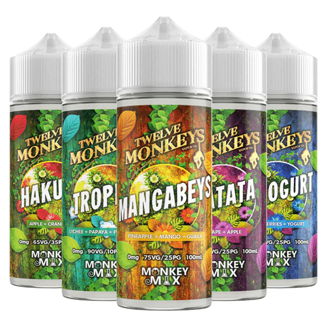 Twelve Monkeys 100ml ShortfillTwelve Monkeys