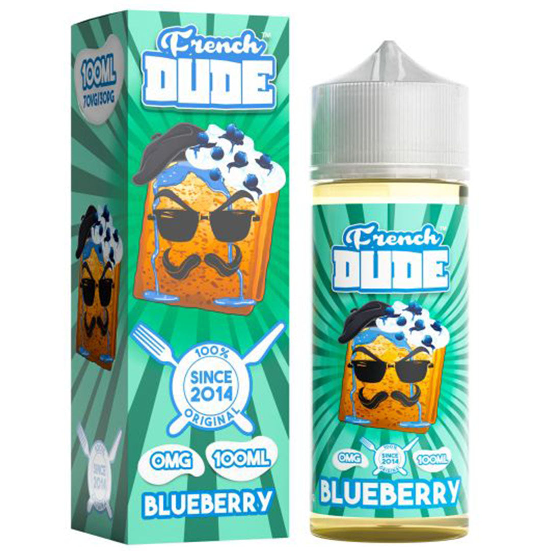 Blueberry by Vape Juice French Dude 100ml Shortfill E-liquidVape Juice