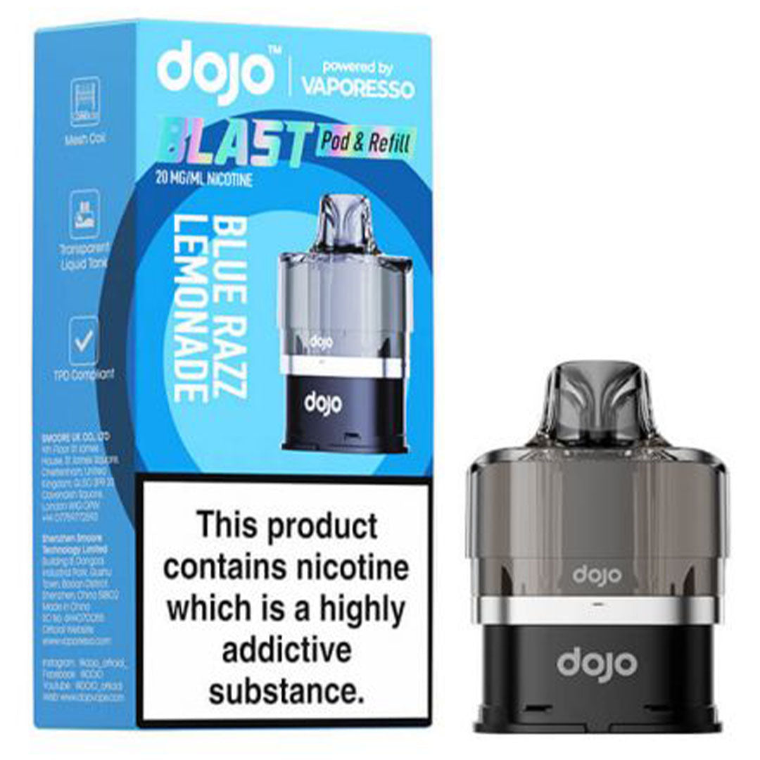 Vaporesso Dojo Blast 6000 20mg Prefilled POD Vaporesso Blue Razz Lemonade