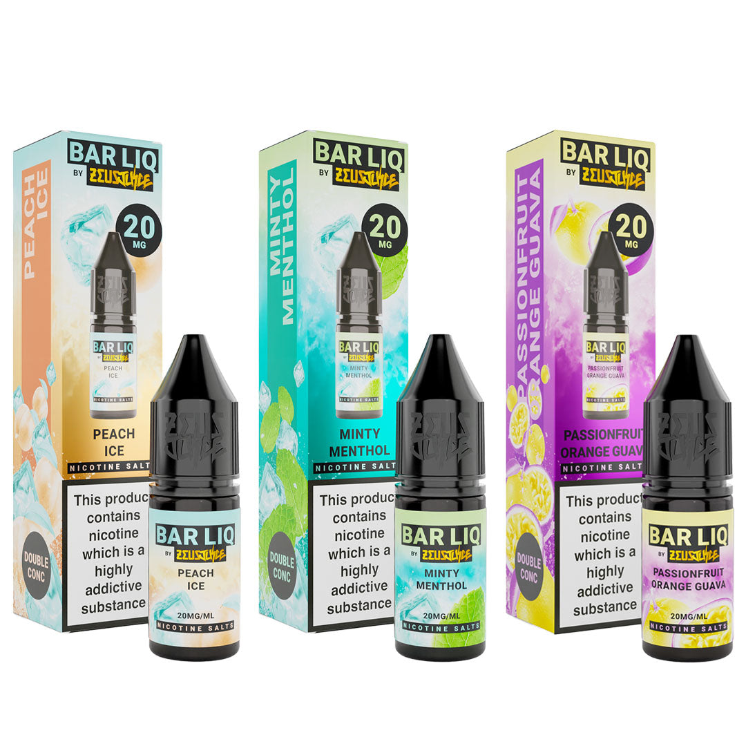 Zeus Juice Bar Liq 10ml Nic Salt 10mg Zeus Juice Uk