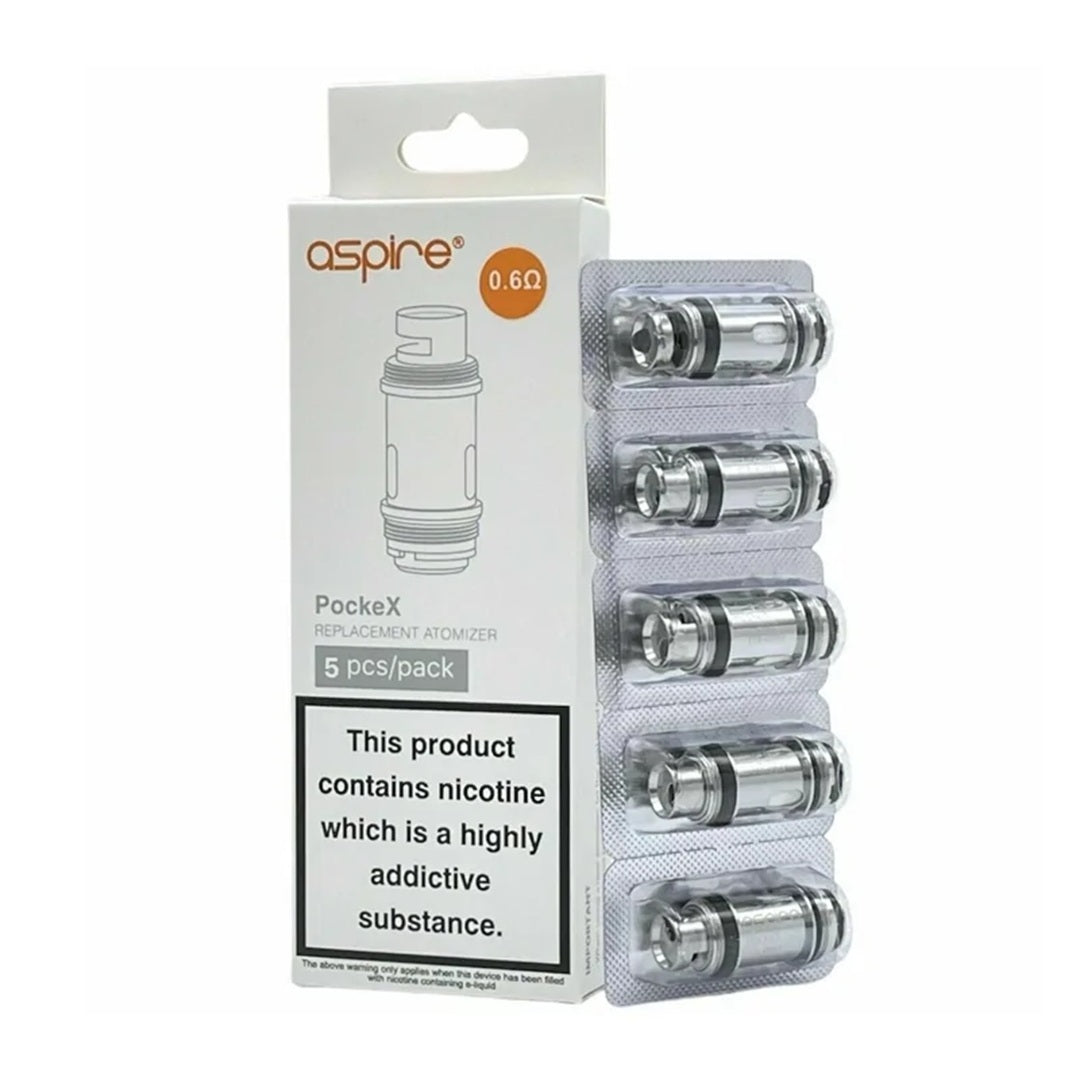 Aspire PockeX Atomizer Coils Pack of 5 Aspire