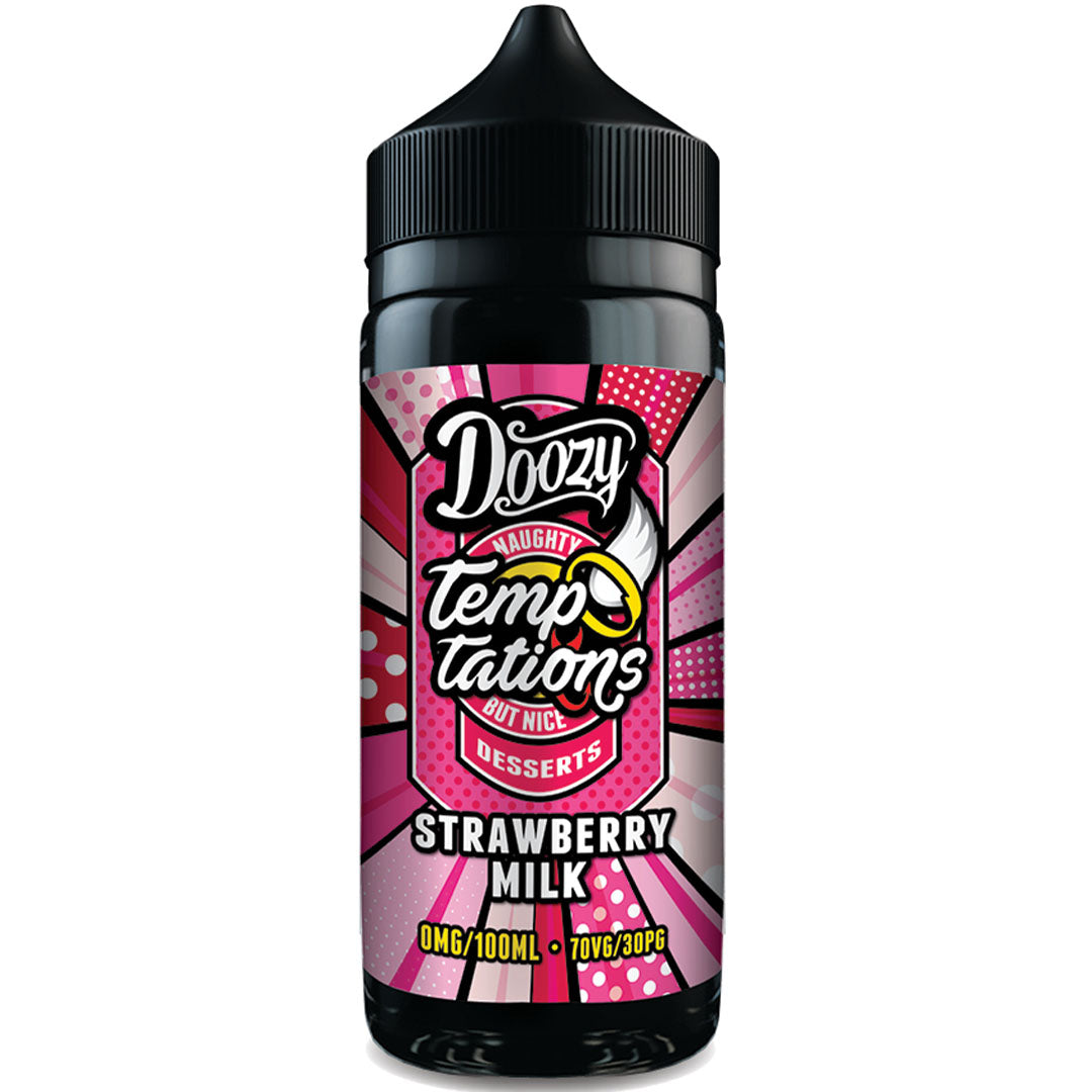 Doozy Temptations- Strawberry Milk 0mg 100mlDoozy Vape