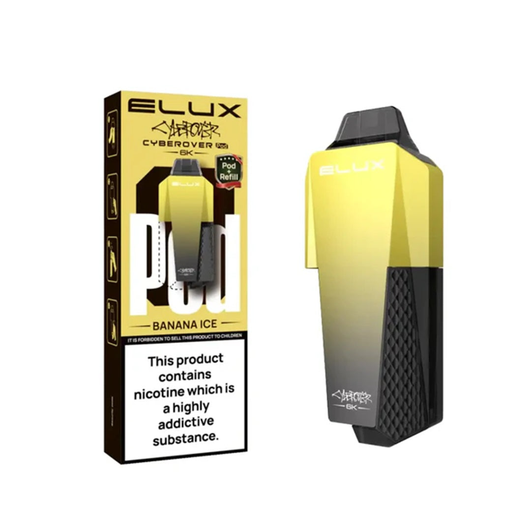 Elux Cyberover 6K Refill POD 20mg Elux Pro Banana Ice