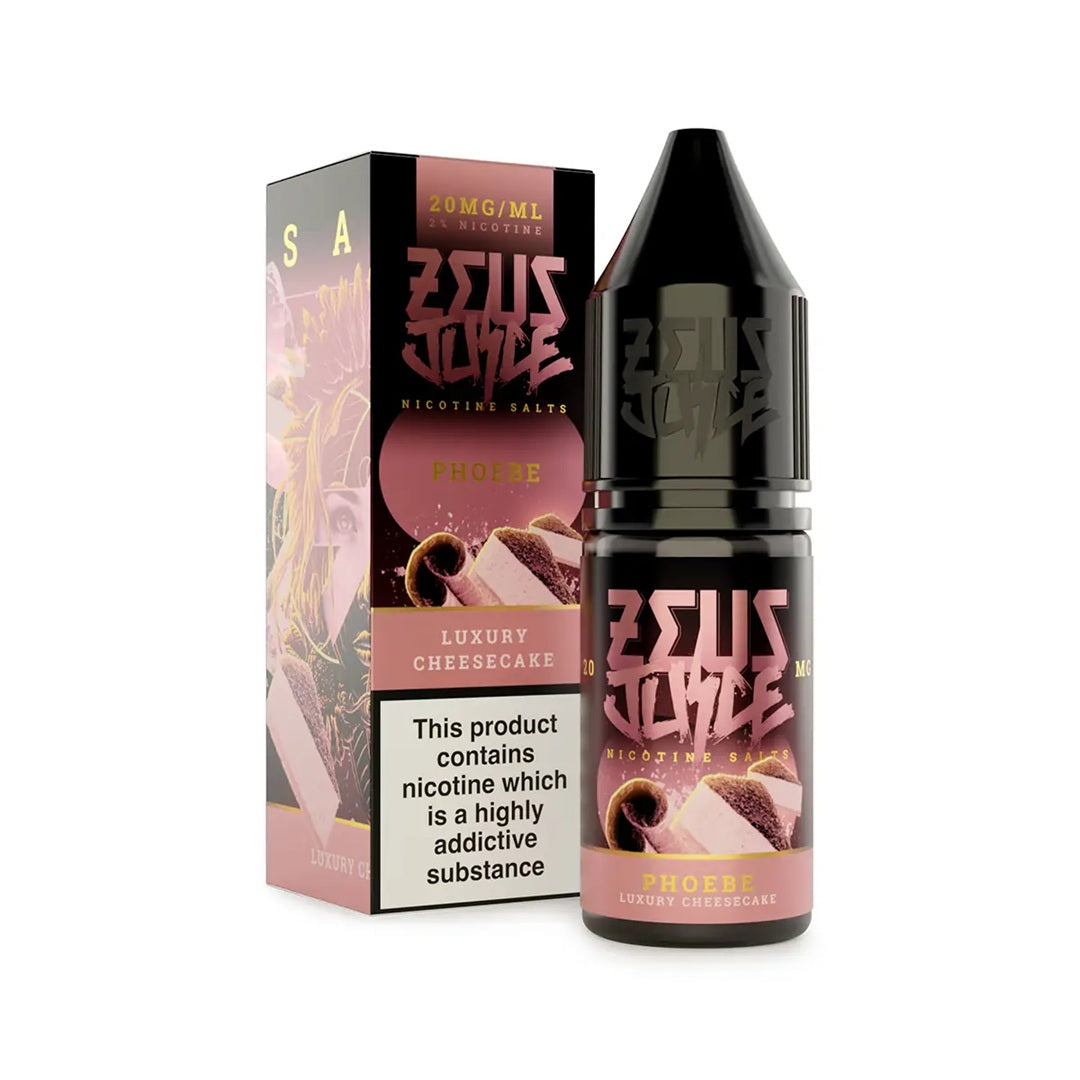 Phoebe Nicotine Salt By Zeus Juice 10ml Zeus Juice Uk 5mg